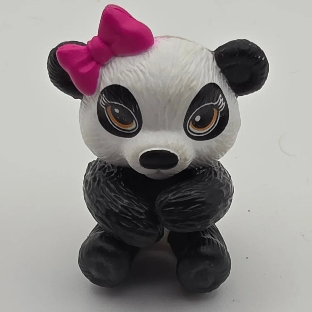 Barbie Panda Caretaker Figurine OS Black White Fair